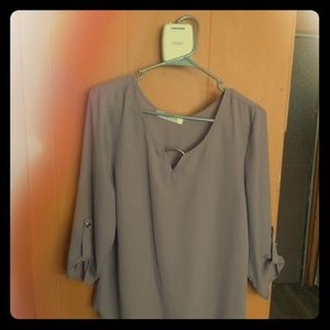 LADIES (LIBERTY LOVE) LONG SLEEVE SILKY TOP